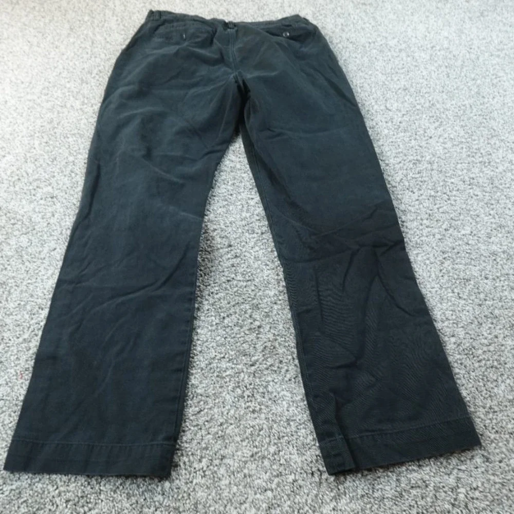 Polo Ralph Lauren Pants Mens 34X32 Black‎ Chino Trouser Classic Fit Flat Front